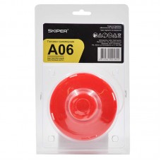 ГОЛОВКА ТРИММЕРНАЯ SKIPER A06 2,4ММ,(10*1,25 "МАМА" ЛЕВ. РЕЗ.), 200 ГР, (БЛИСТР)