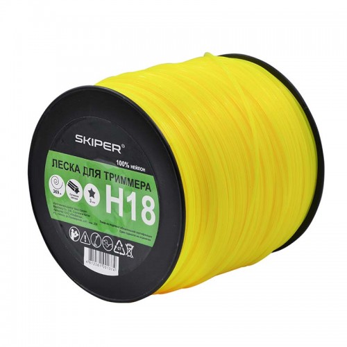 ЛЕСКА SKIPER H18 (Ф 3.0 ММ Х 369 М "ЗВЕЗДОЧКА", ЖЕЛТ.)