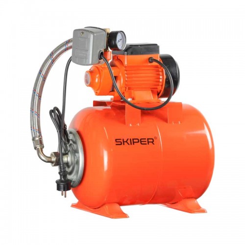 СТАНЦИЯ ВОДОСНАБЖЕНИЯ АВТОМАТИЧЕСКАЯ SKIPER WS50 (500 ВТ, 2200 Л/Ч, 24 Л, ЧУГУН)