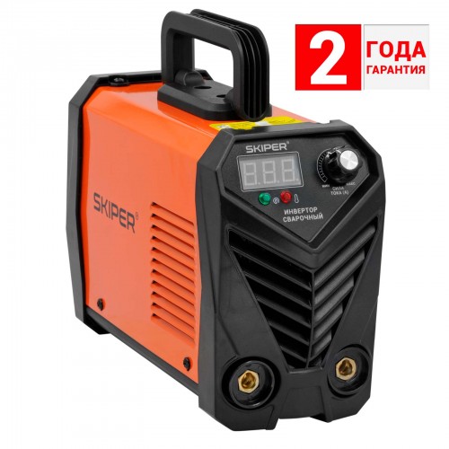 ИНВЕРТОР СВАРОЧНЫЙ SKIPER ММА-2600-8 (160-260 В, LED ДИСПЛ., 210А, 1,6-3,2 ММ, ЭЛЕКТРОСТ. ОТ 6,0 КВТ