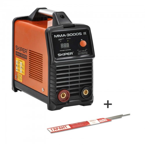 ИНВЕРТОР СВАРОЧНЫЙ SKIPER MMA-3000S ГАРАНТИЯ 2 ГОДА!(160-260 В, LED ДИСПЛ., 160А, 1,6-4 ММ)