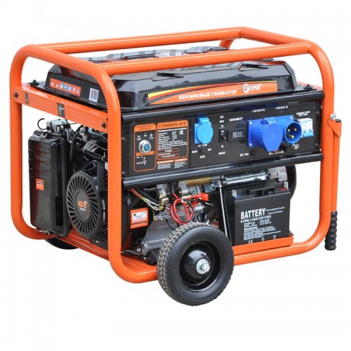 ЭЛЕКТРОСТАНЦИЯ SKIPER LT9000EB-ATS (6.5КВТ, 1X220В/16А/3.5КВТ, 1Х220В/32А/6КВТ, 12В, ATS,КОЛ, ЭЛ./СТ)