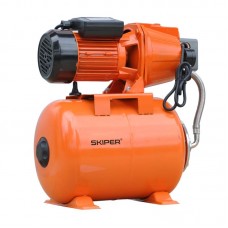 СТАНЦИЯ ВОДОСНАБЖЕНИЯ АВТОМАТИЧЕСКАЯ SKIPER JET120 (1300 ВТ, 3600 Л/Ч, 24 Л, ЧУГУН)
